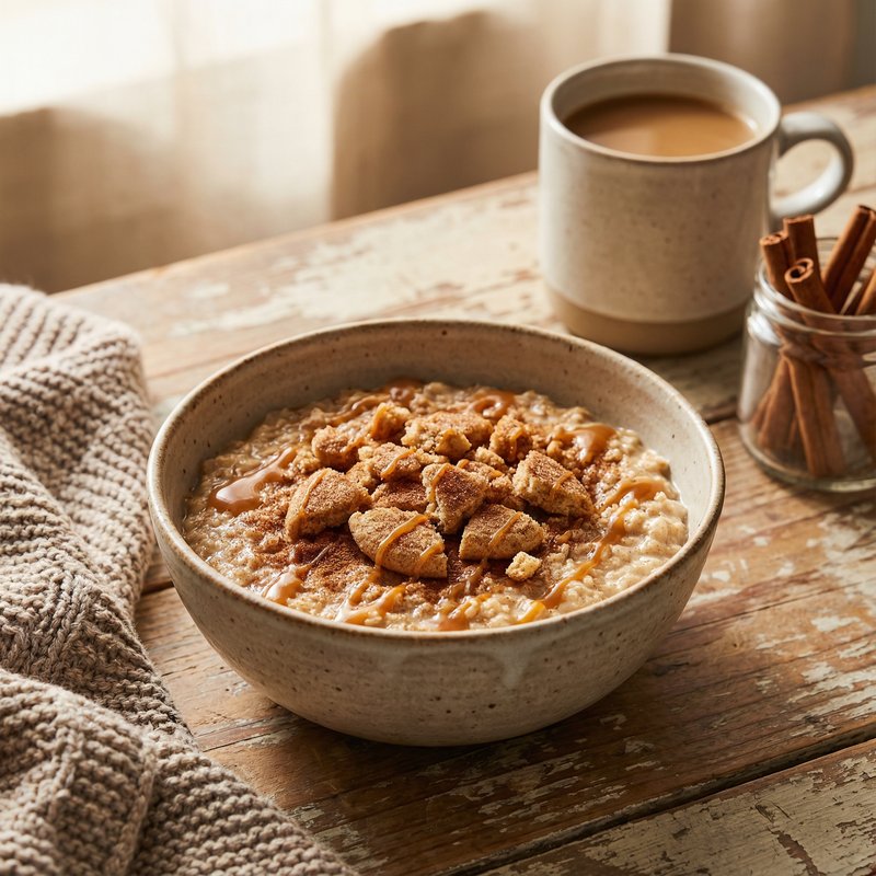 Carrot Cake Protein Oatmeal