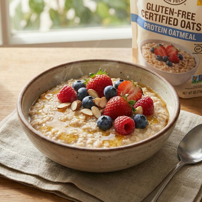 Gluten-Free Certified Oats Protein Oatmeal