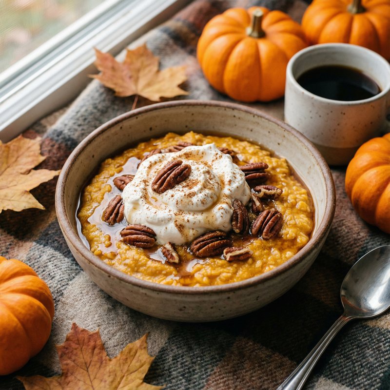 Maple Pecan Protein Oatmeal